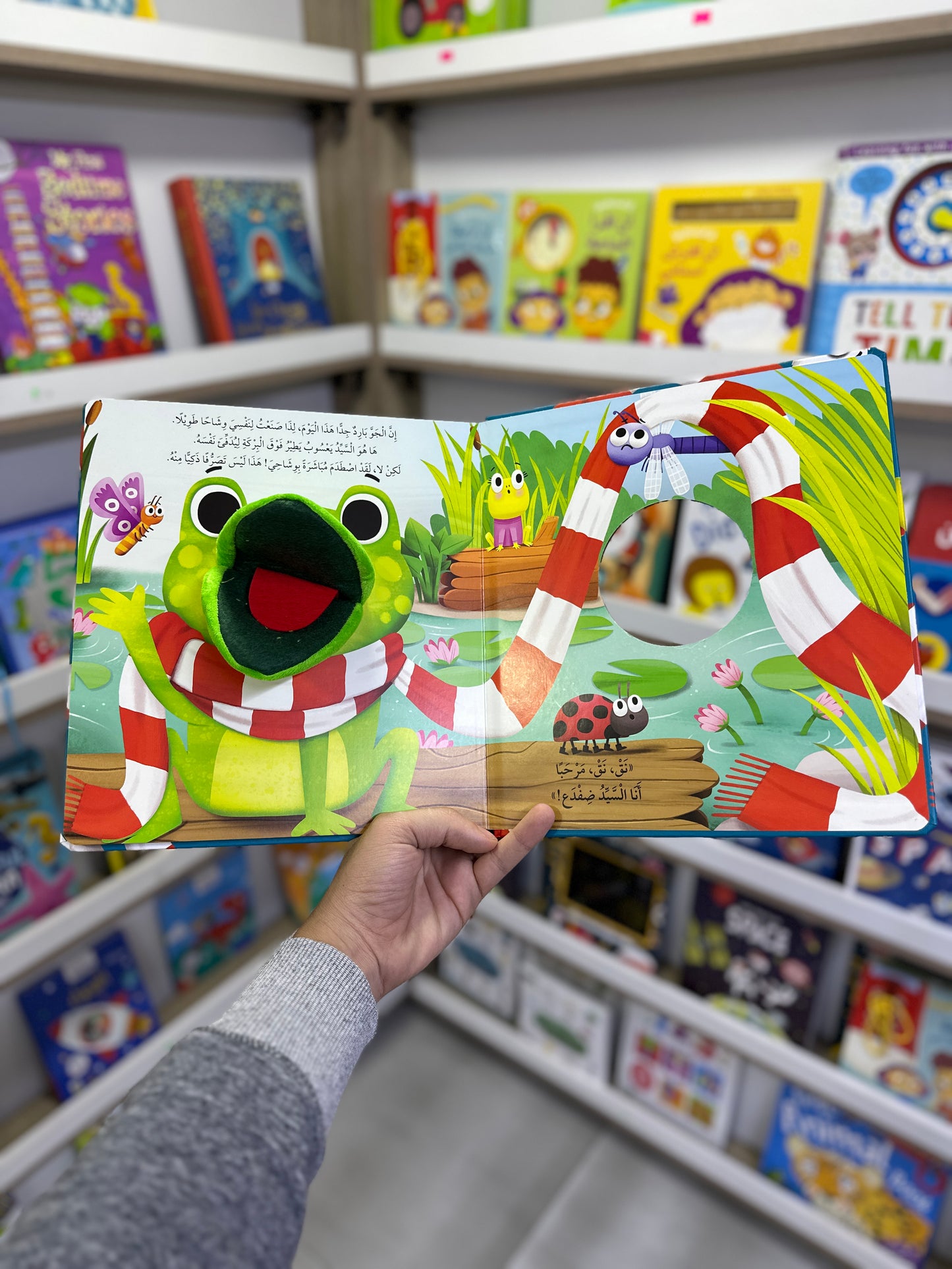 سلسلة أصدقائي وقت النوم - وشاح السيد ضفدع