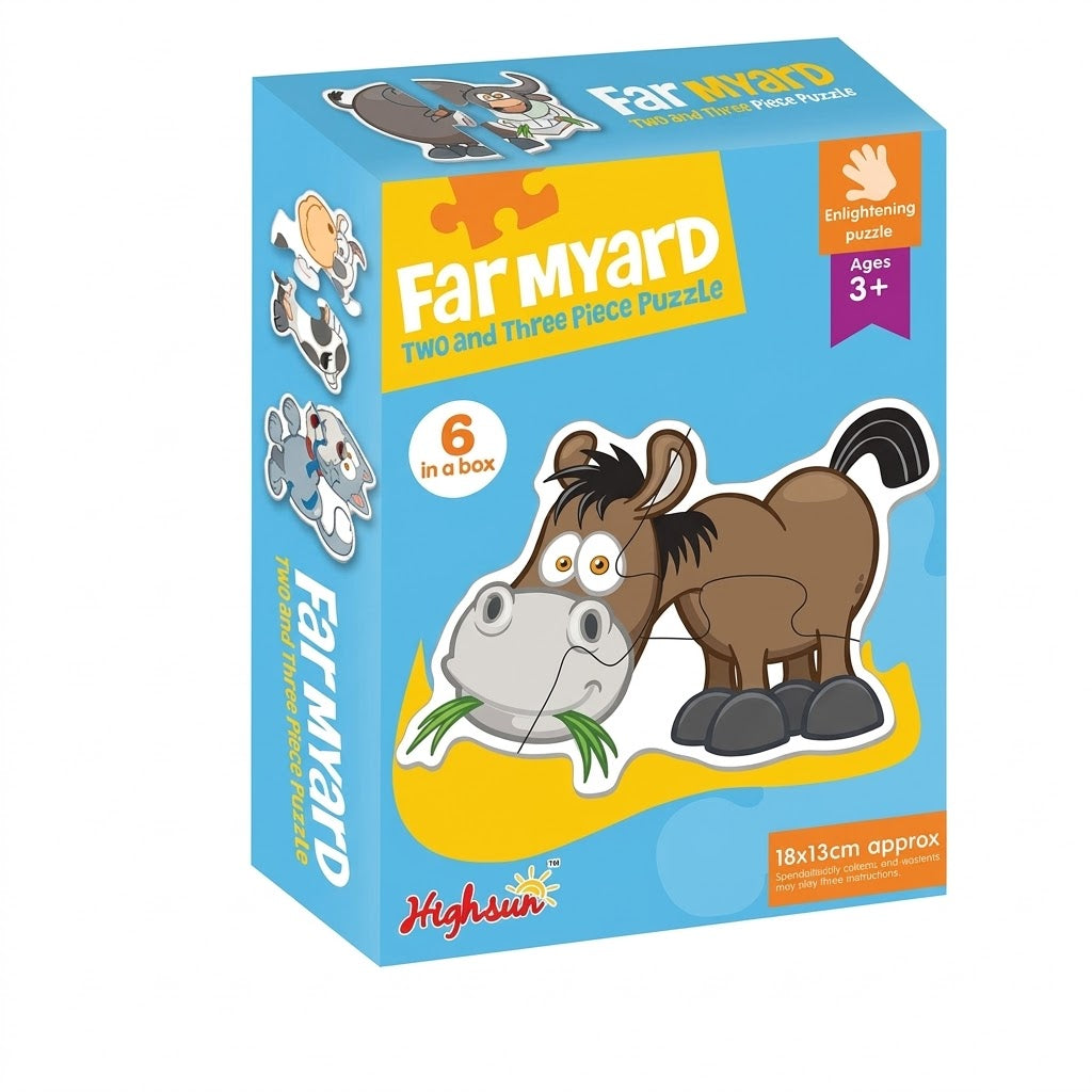 Far myard Two and three piece puzzle