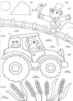 Things That Go Colouring Book