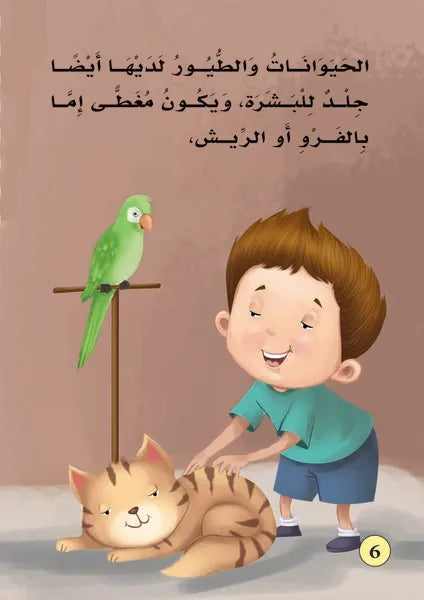 بناء شخصية الطفل -بشرة الجسم
