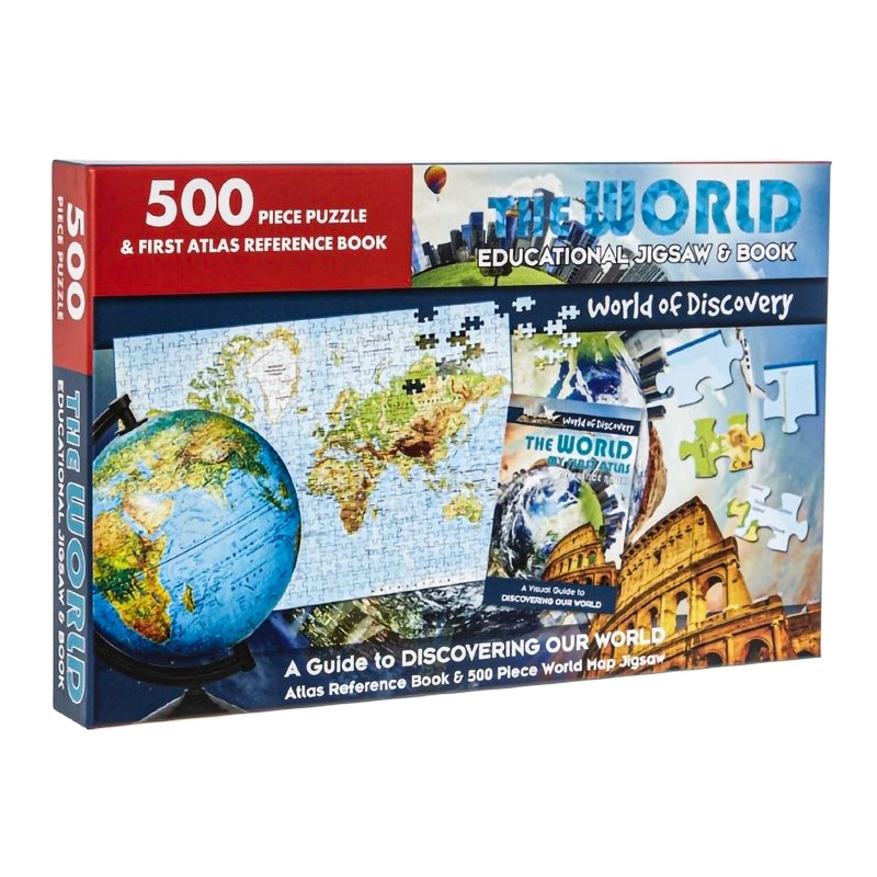 Discover the world Jigsaw & Book Set