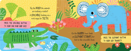 Carry-Along Jungle Adventure – Children’s 10 Button Sound Book