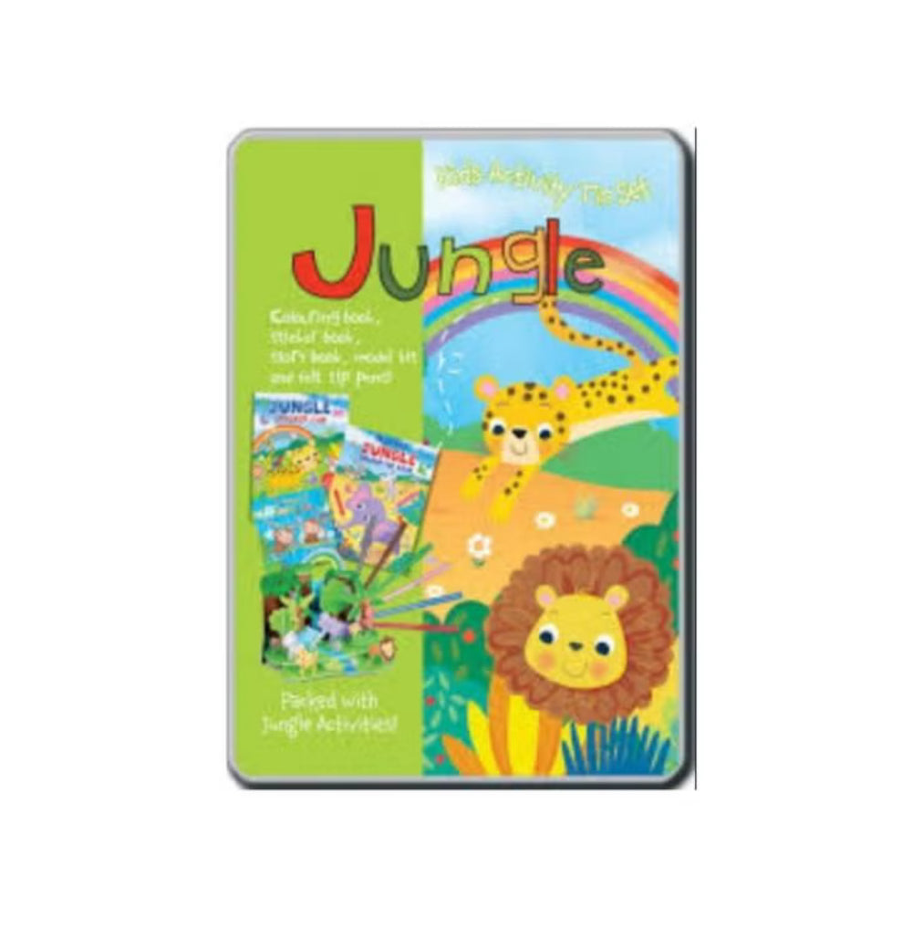 Kids activity tin set - jungle