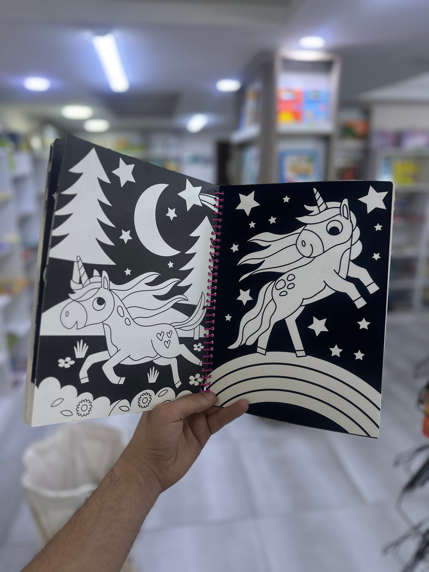 Fabulous Unicorns Velvet Colouring Set