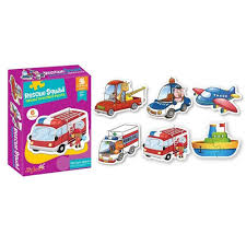 Rescue Squad two and three piece puzzle