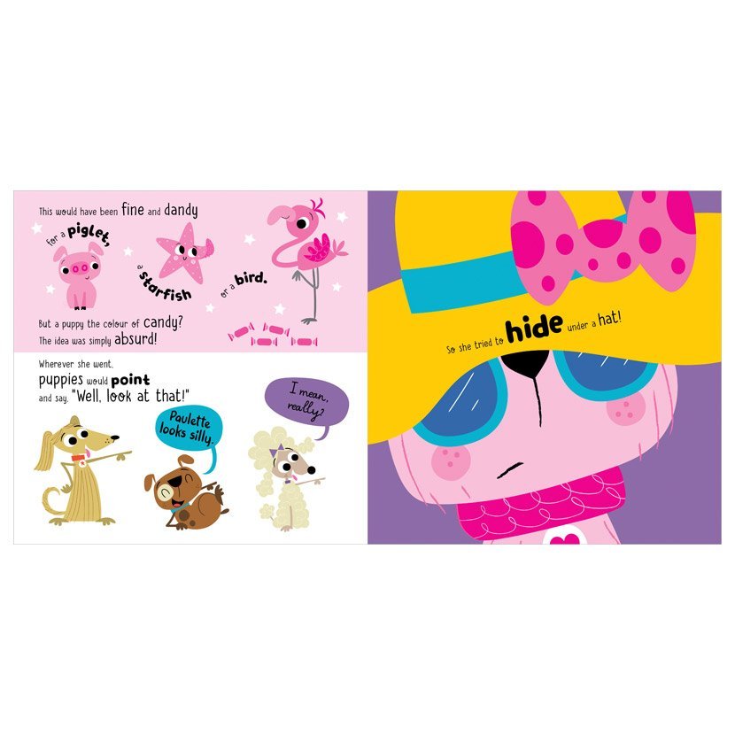 Paulette the Pinkest Puppy in the World