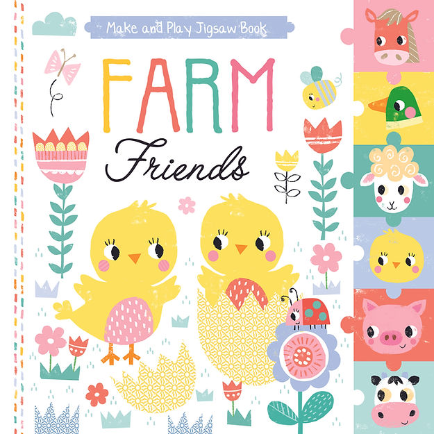 Pull Out Jigsaw Book - Farm Friends