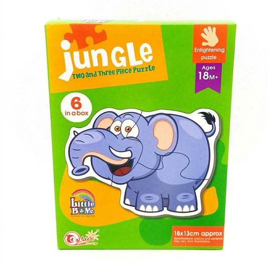 jungle two and three piece puzzle