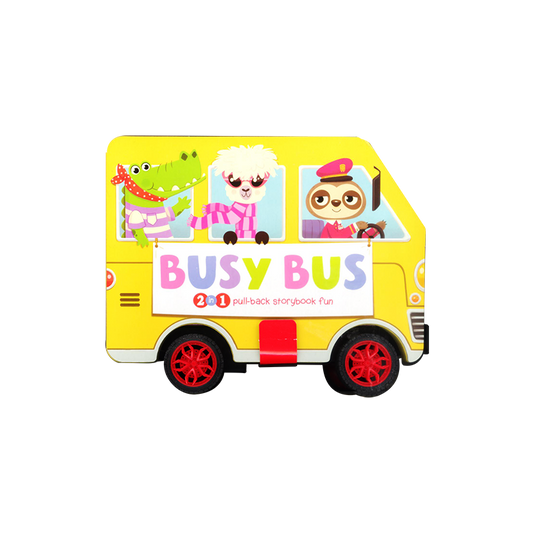 PULL BACK STORYBOOK - BUSY BUS