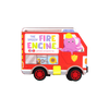 PULL BACK STORYBOOK - THE SPEEDY FIRE ENGINE