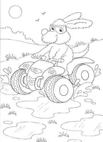 Things That Go Colouring Book