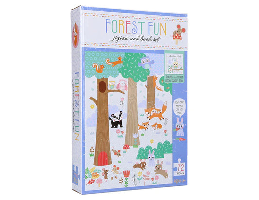 Forest Fun Jigsaw &amp; Book Activity Set