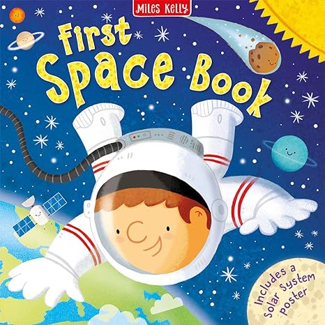 First Space Book &amp; Poster – Fun Facts for Young Learners