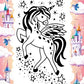 Unicorn Puffy Art: Touch and Feel Coloring Book