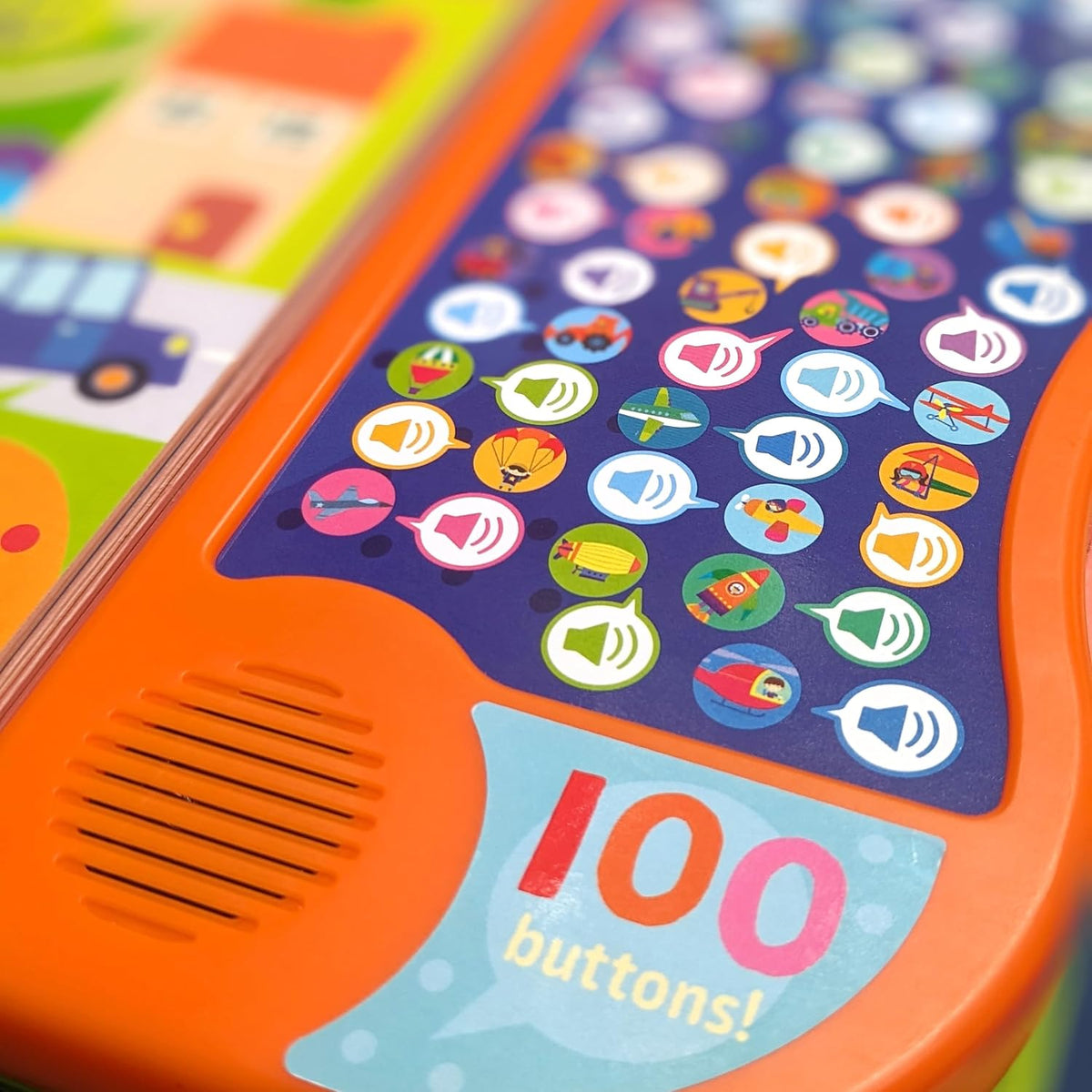 100 Button Look & Find: Things That Go Words & Sounds