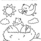 Chicks, Lambs, Bunnies Coloring Set: With 12 Stackable Crayons