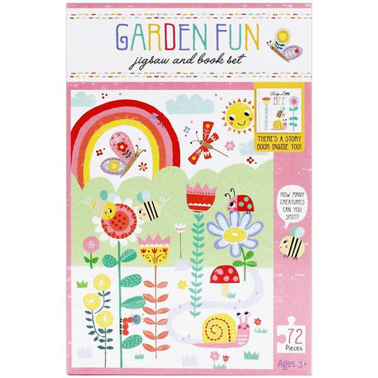 Garden Fun Jigsaw and Book Set