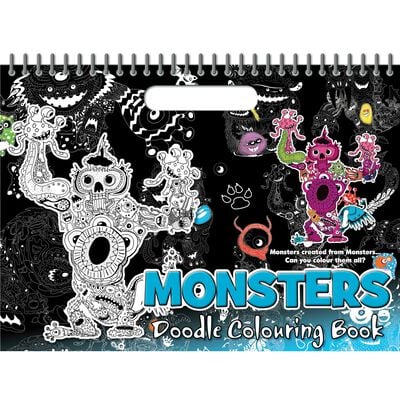 Monsters Doodle Colouring Book