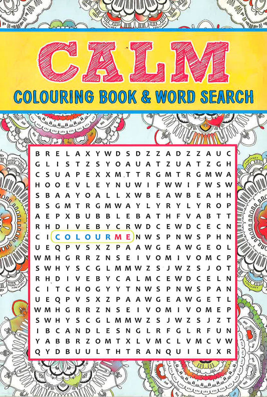 Calm - Coloring And Wordsearch