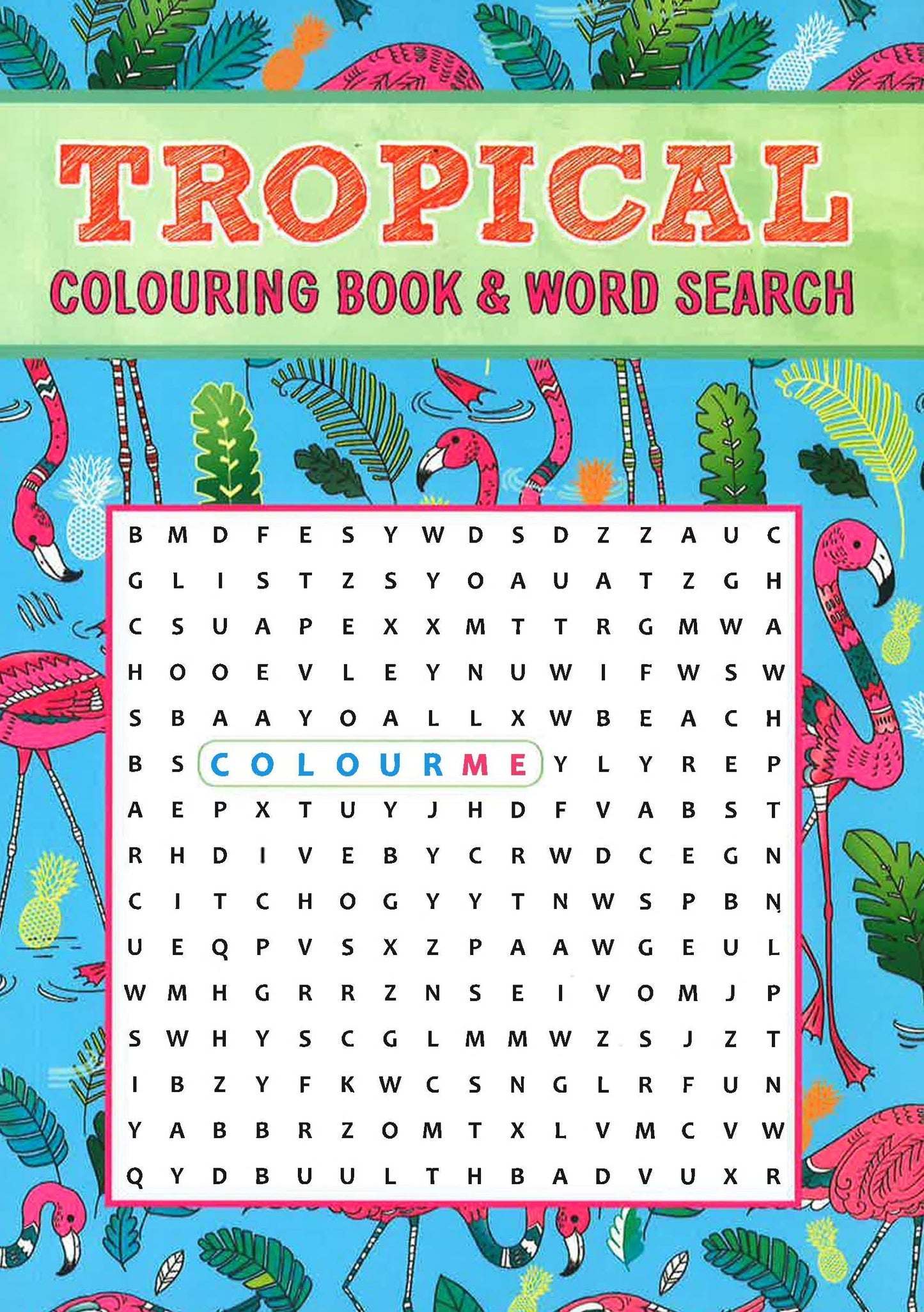 Tropical - Coloring And Wordsearch