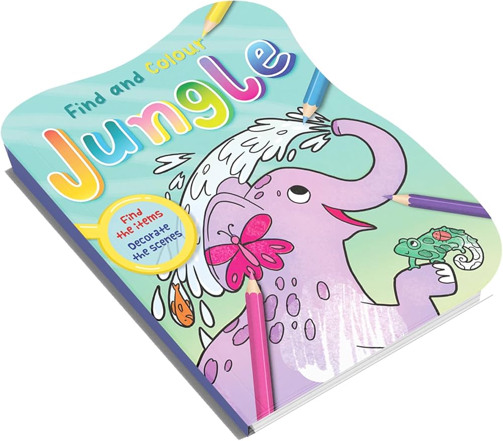 Jungle -Find and Colour