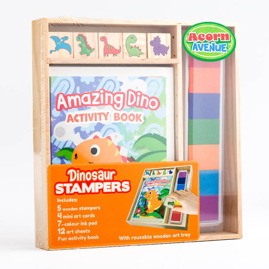 Wooden Stamper Sets: Amazing Dinosaurs