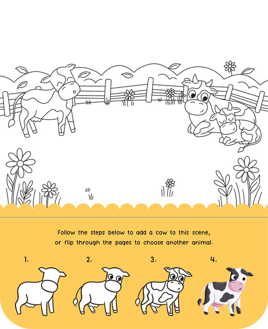 Learn How to Draw: Farm Animals