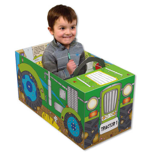 Convertible Tractor – Farm Playmat & Sit-in Tractor & Farmyard Animal Story