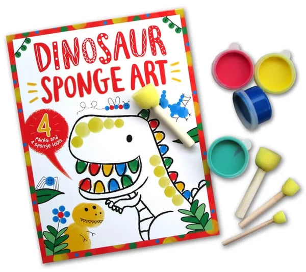 Dinosaur Sponge Art