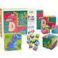 لعب مكعبات البازل التعليمية 6 في 1 - تصميم الديناصورات | 6in1 Dinosaur Wooden Block Puzzle