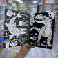 Fabulous Dinosaurs Velvet Colouring Set