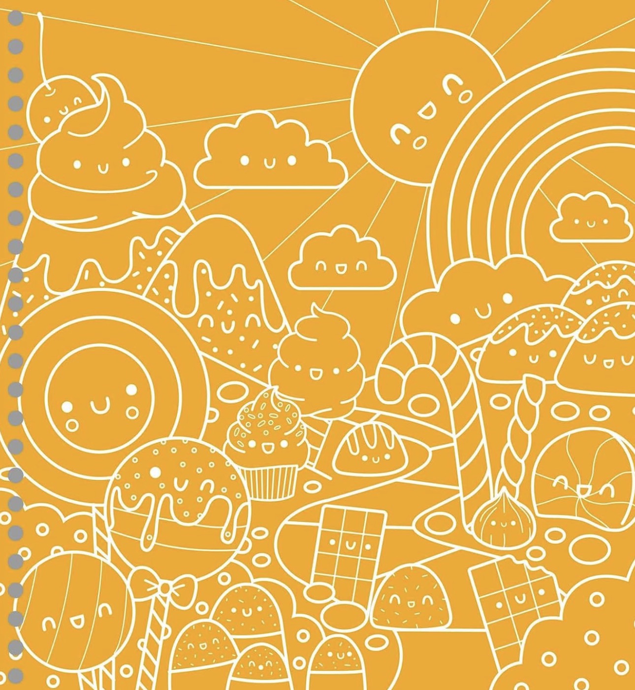 Neon Cuties: Scratch Art & Coloring