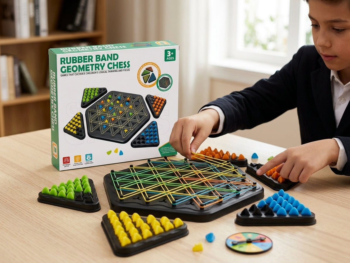 لعبة شطرنج المطاط الهندسية - Rubber Band Geometry Chess