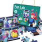 بازل المختبر العجيب 48 قطعة مع مقبض للحمل - Fun Lab Kids Puzzle