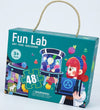 بازل المختبر العجيب 48 قطعة مع مقبض للحمل - Fun Lab Kids Puzzle