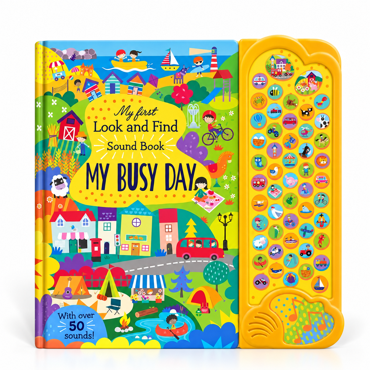 My First Look and Find Busy Day - Children's 50 Button Sound Book