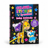 Colour & Sticker By Numbers : Baby animal