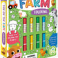 Fun on the Farm Coloring Set: with Double-Ended Stamp Markers