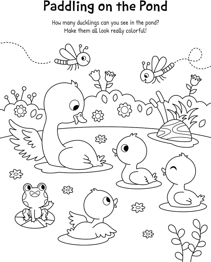 Fun on the Farm Coloring Set: with Double-Ended Stamp Markers