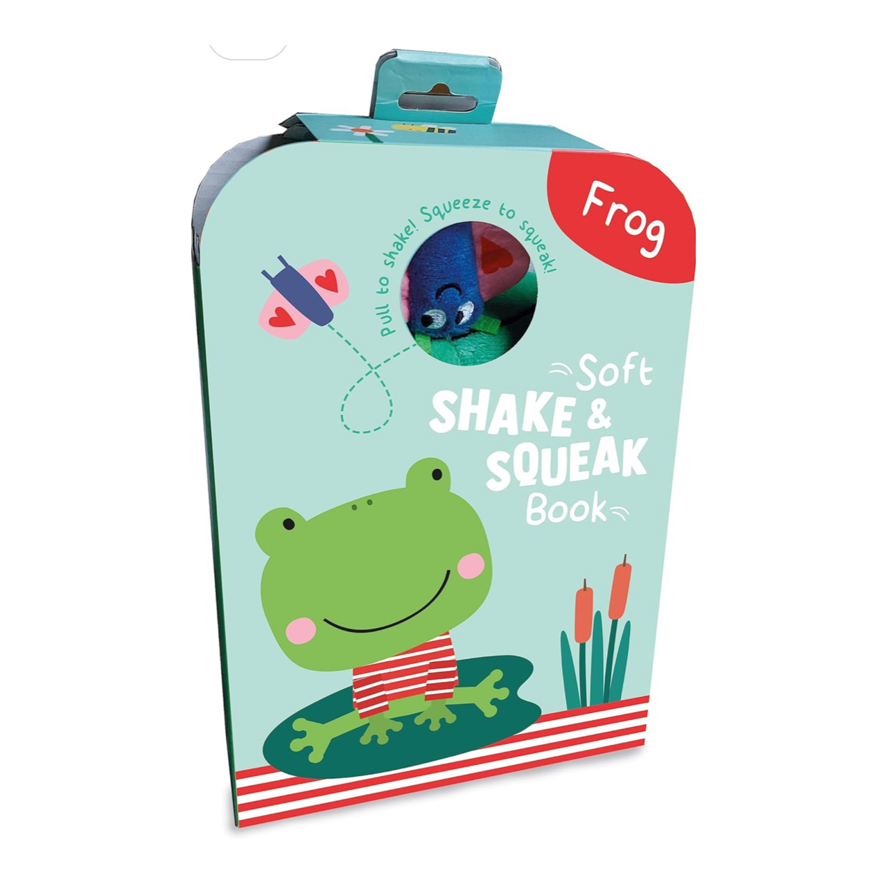 Soft Shake & Squeak Book: frog