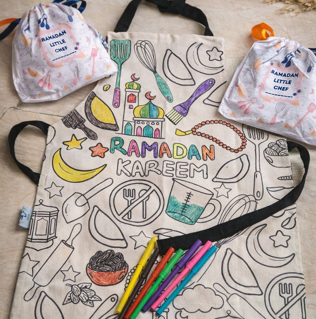 مريول مطبخ مع الوان