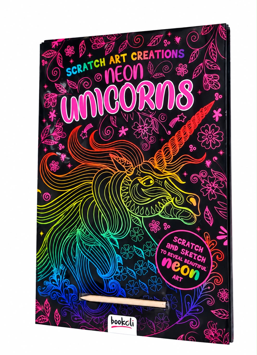 Scratch Art Creations: Neon Unicorns