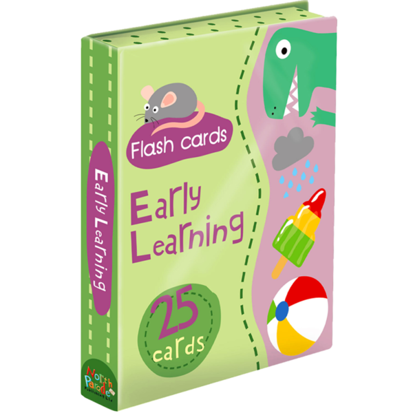 flash cards early learning green